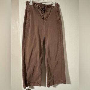 Old Navy Women’s Wide Leg Brown Chinos